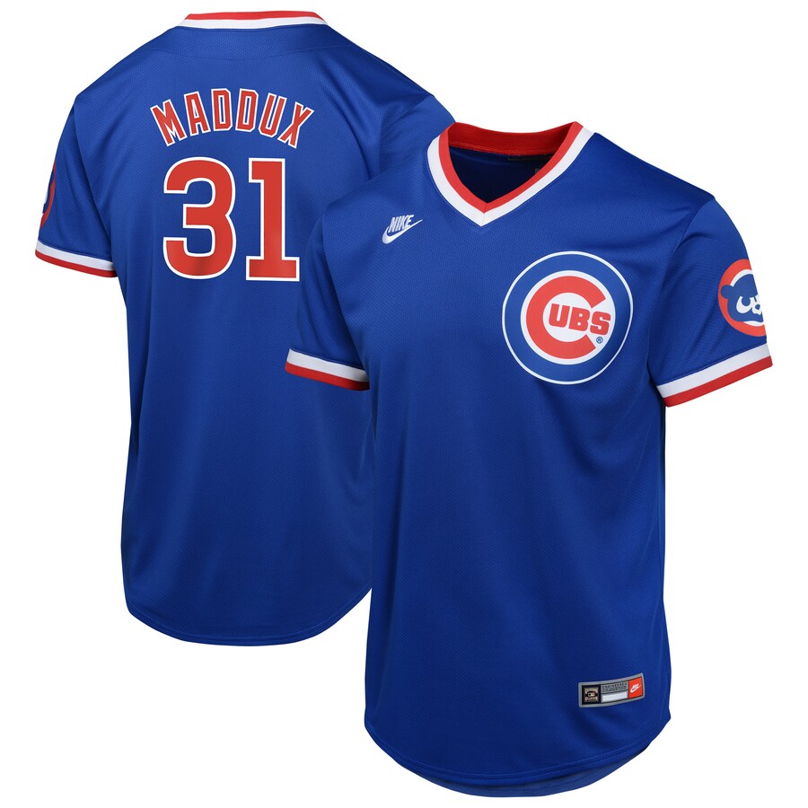 Youth Chicago Cubs Greg Maddux Nike Royal Cooperstown Collection Limited Jersey - ujerseystore