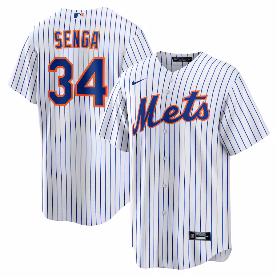 Men's New York Mets Kodai Senga Nike White Home Replica Jersey - ujerseystore