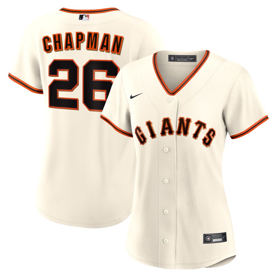 Women's San Francisco Giants Matt Chapman Nike Cream Home Replica Jersey - ujerseystore