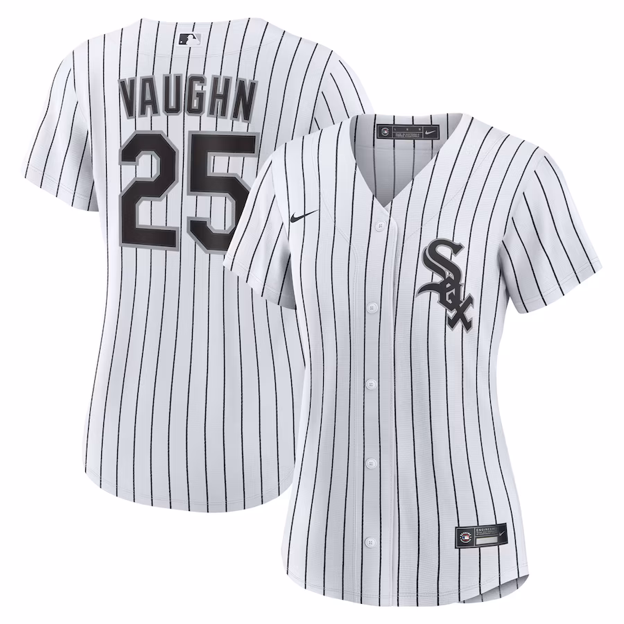 Women's Chicago White Sox Andrew Vaughn Nike White Home Replica Jersey - ujerseystore