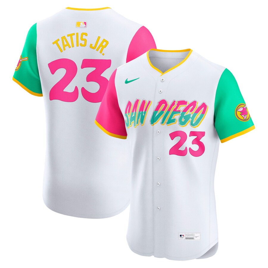 Men's San Diego Padres Fernando Tatis Jr. Nike White City Connect Elite Jersey - ujerseystore