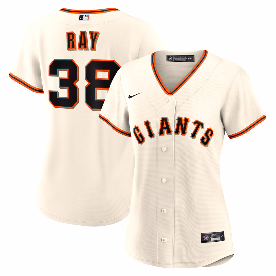 Women's San Francisco Giants Robbie Ray Nike White Home Replica Jersey - ujerseystore