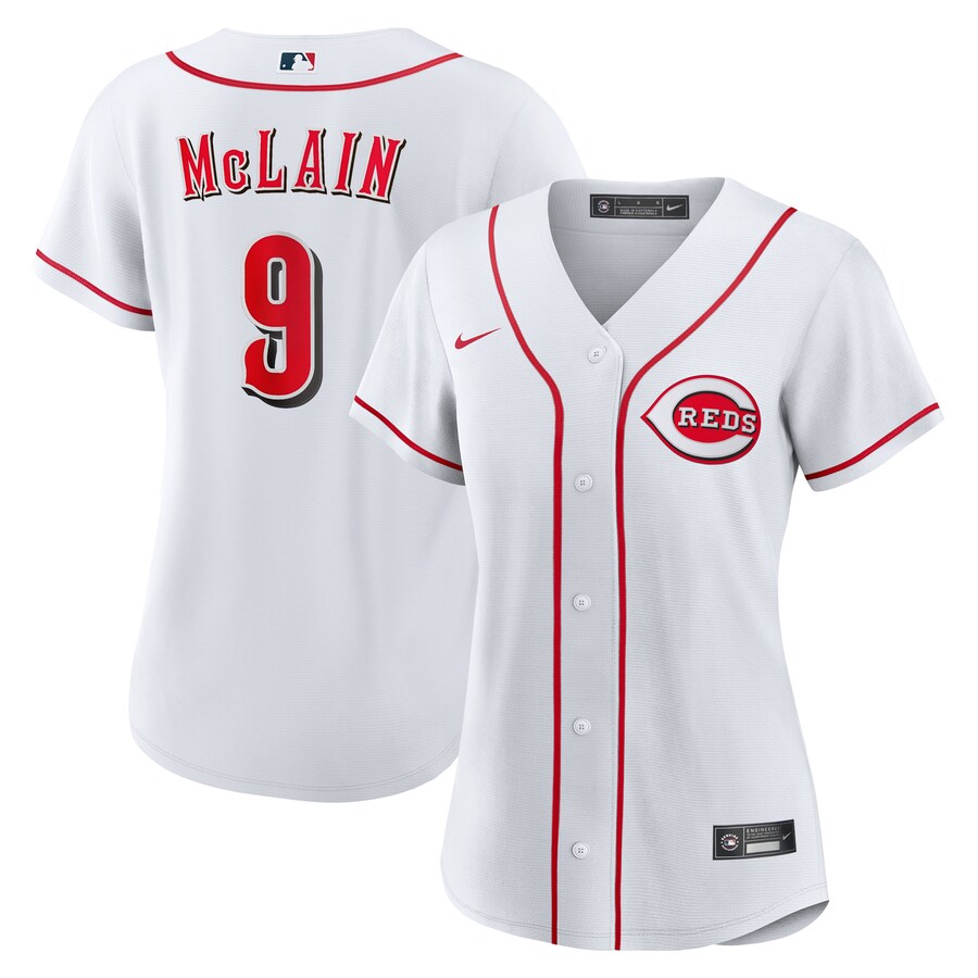 Women's Cincinnati Reds Matt McLain Nike White Home Replica Jersey - ujerseystore