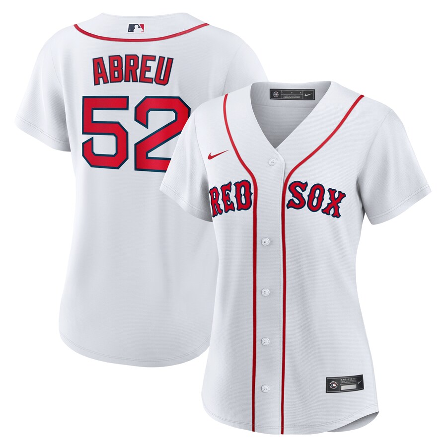 Women's Boston Red Sox Wilyer Abreu Nike White Home Replica Jersey - ujerseystore