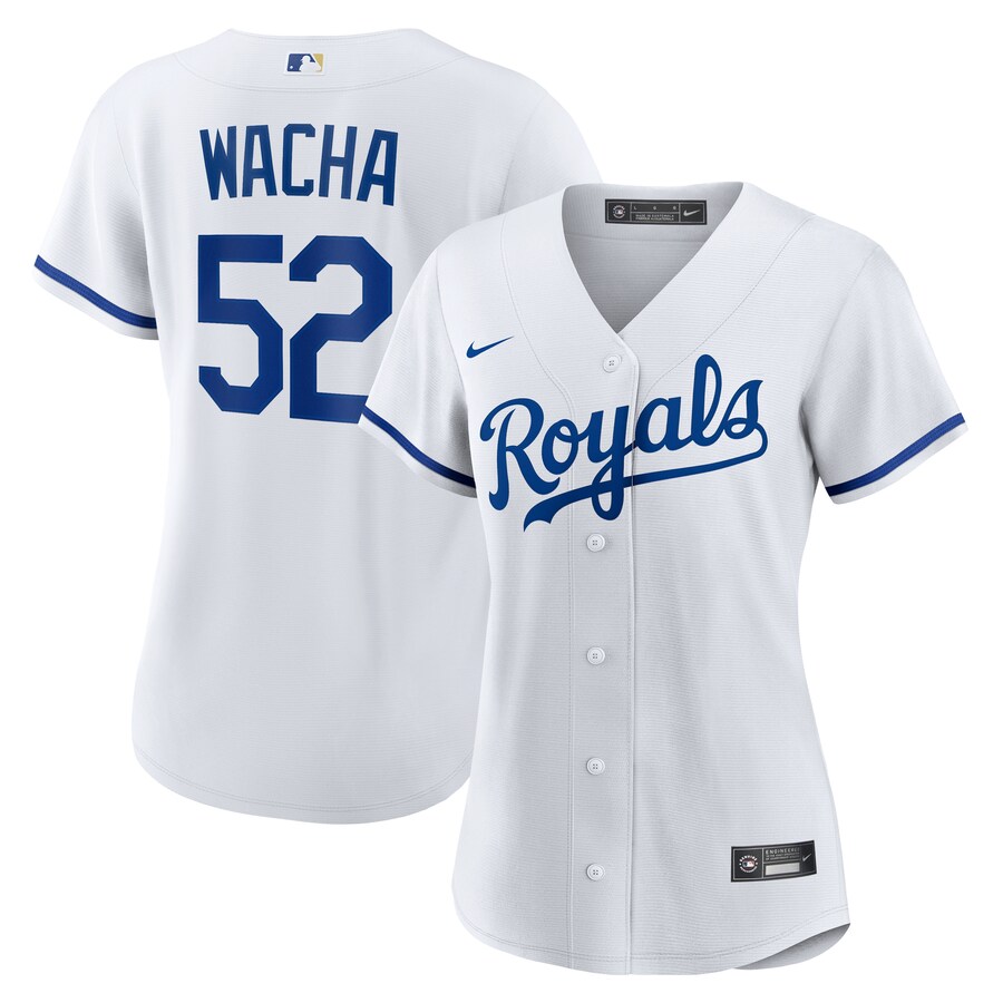 Women's Kansas City Royals Michael Wacha Nike White Home Replica Jersey - ujerseystore