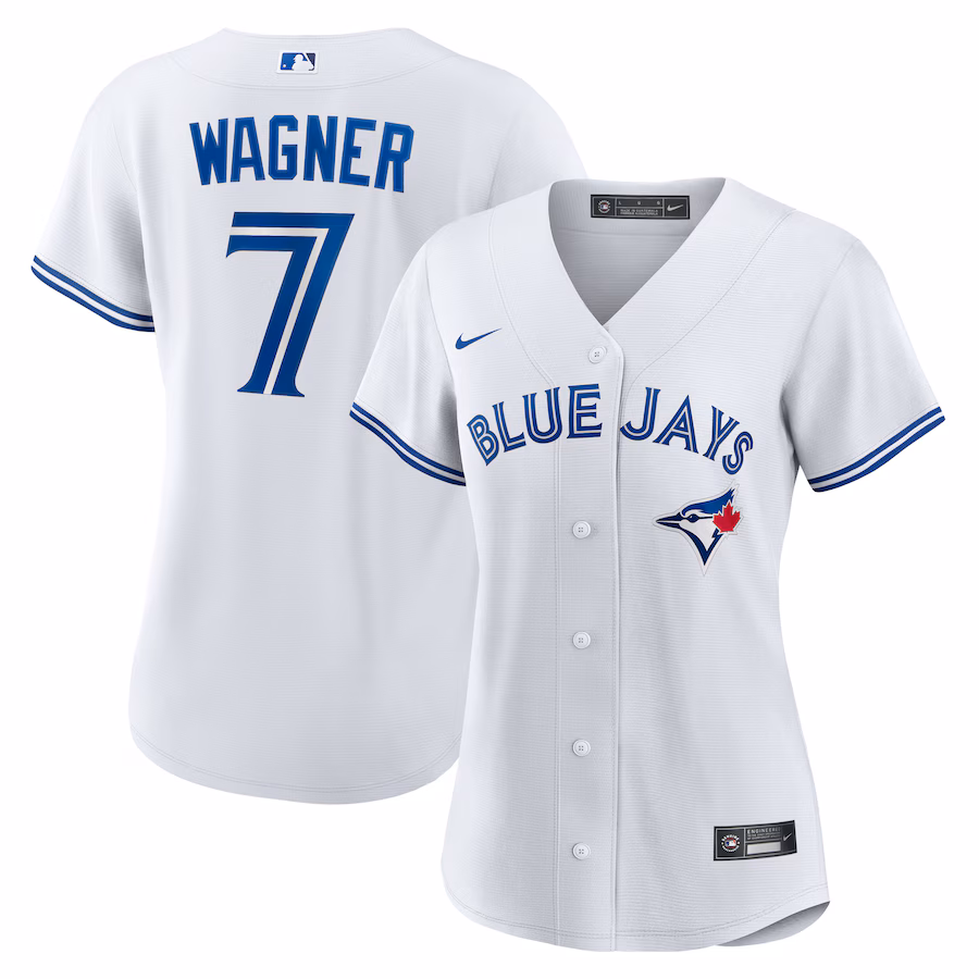Women's Toronto Blue Jays Will Wagner Nike White Home Replica Jersey - ujerseystore