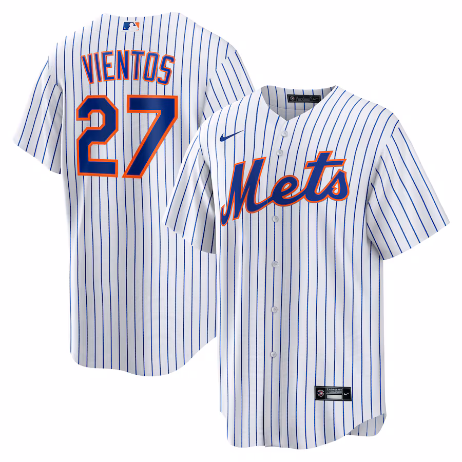 Men's New York Mets Mark Vientos Nike White Home Replica Jersey - ujerseystore