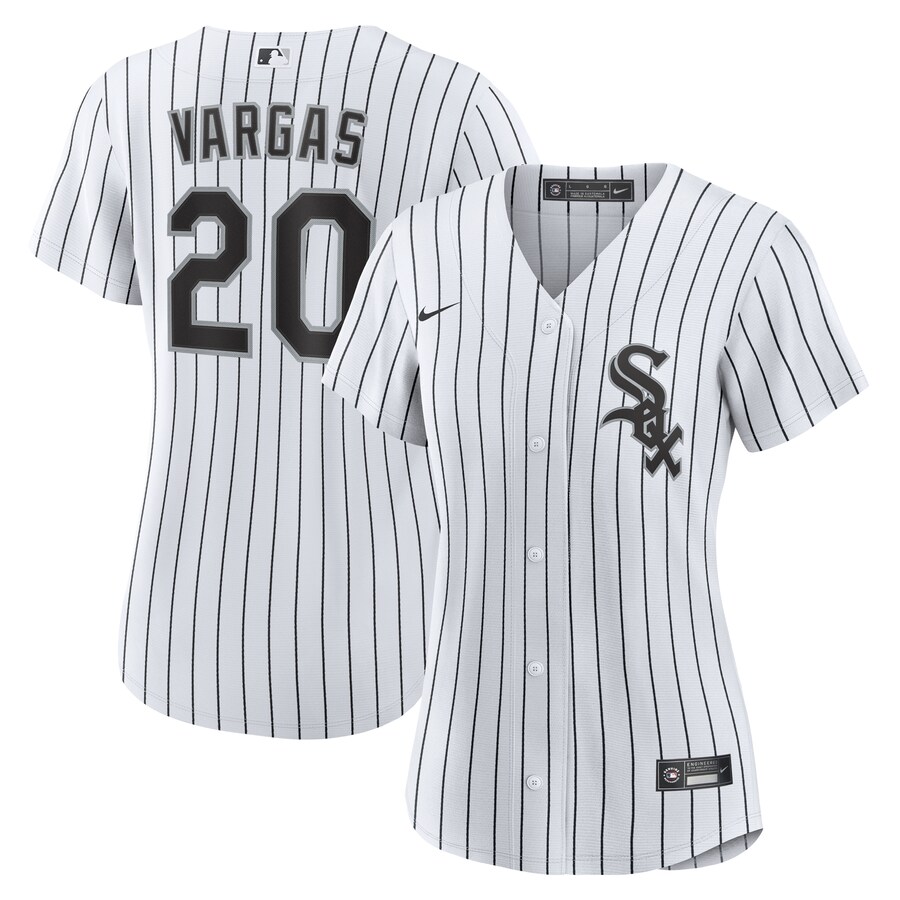Women's Chicago White Sox Miguel Vargas Nike White Home Replica Jersey - ujerseystore