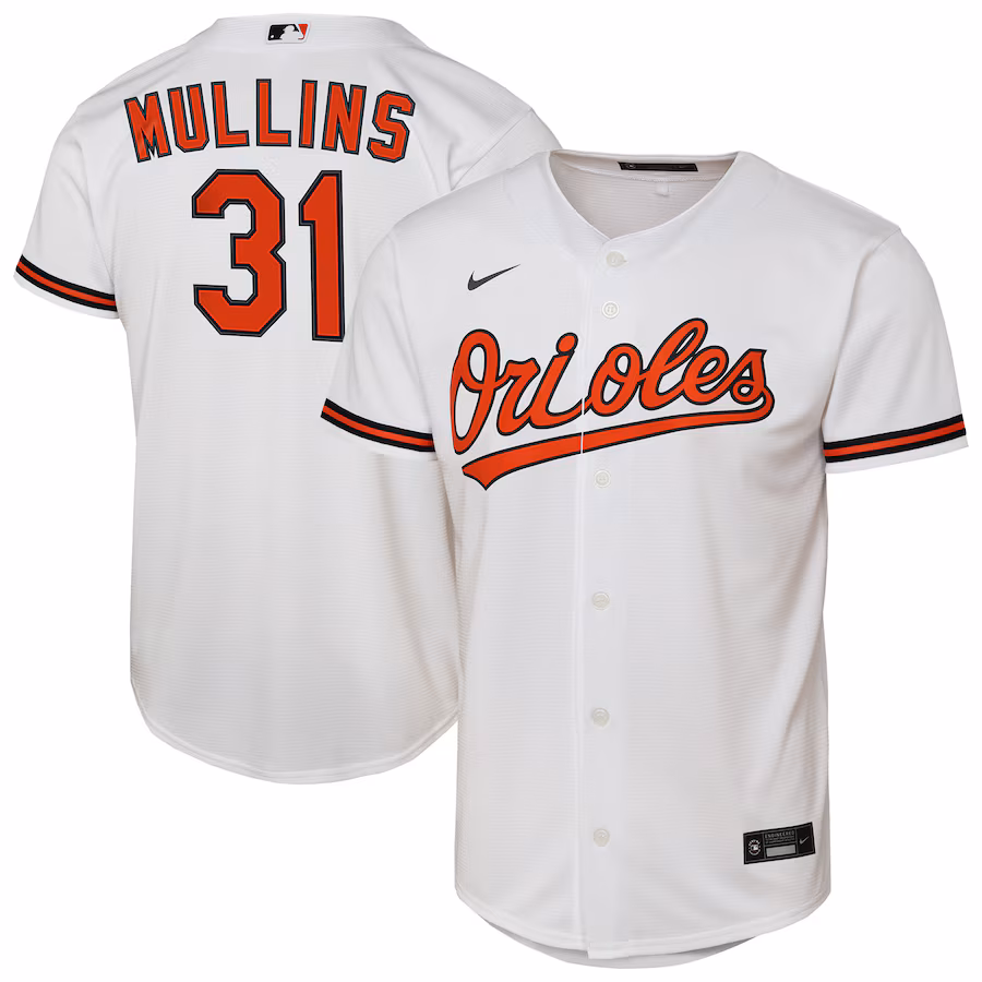 Youth Baltimore Orioles Cedric Mullins Nike White Home Replica Player Jersey - ujerseystore