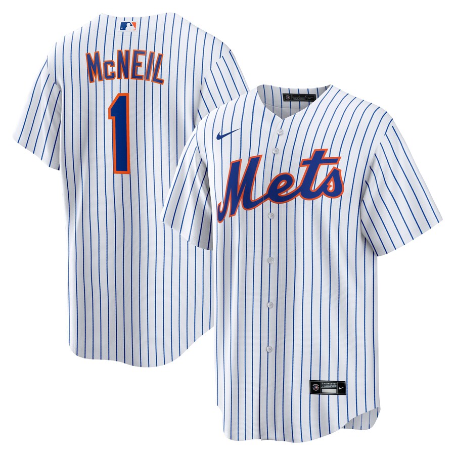 Men's New York Mets Jeff McNeil Nike White Home Replica Player Jersey - ujerseystore