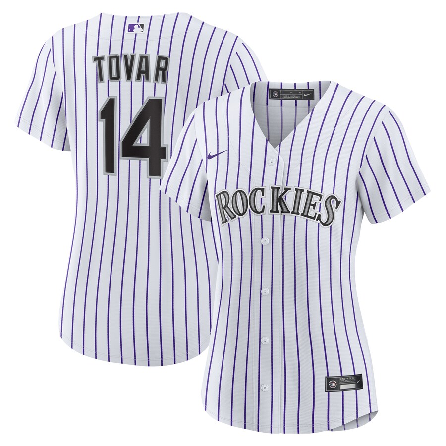 Women's Colorado Rockies Ezequiel Tovar Nike White Home Replica Jersey - ujerseystore