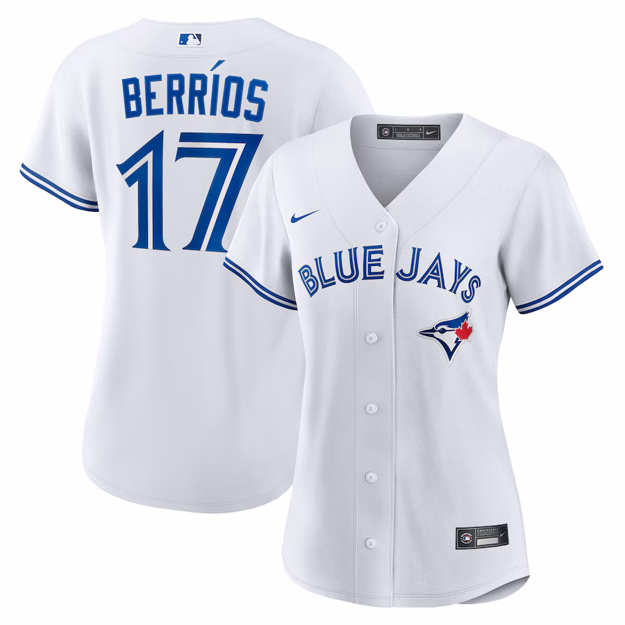 Women's Toronto Blue Jays José Berríos Nike White Home Replica Jersey - ujerseystore