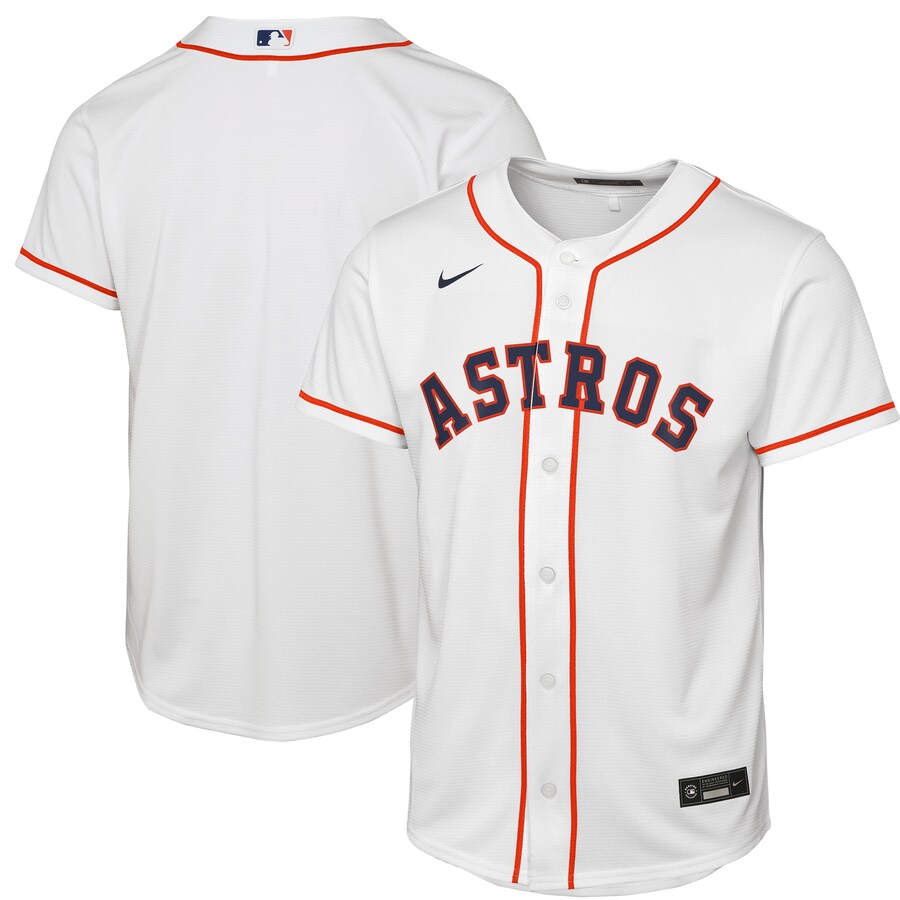 Youth Houston Astros Nike White Home Replica 2.0 Jersey - ujerseystore