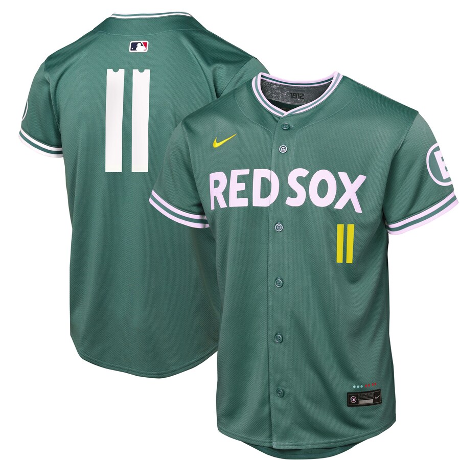 Youth Boston Red Sox Rafael Devers Nike Green 2025 City Connect Limited Player Jersey - ujerseystore
