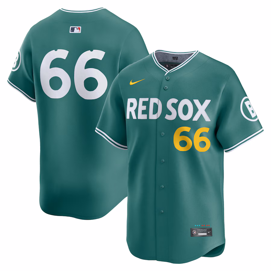 Men's Boston Red Sox Brayan Bello Nike Green 2025 City Connect Limited Player Jersey - ujerseystore