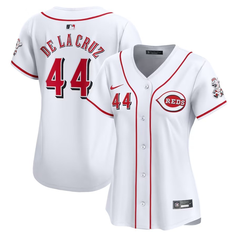 Women's Cincinnati Reds Elly De La Cruz Nike White Home Limited Player Jersey - ujerseystore