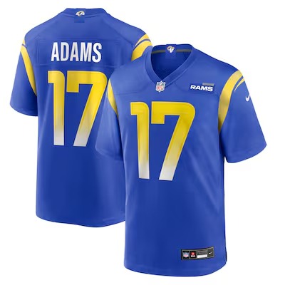 Men's Los Angeles Rams Davante Adams Nike Royal Game Player Jersey - ujerseystore