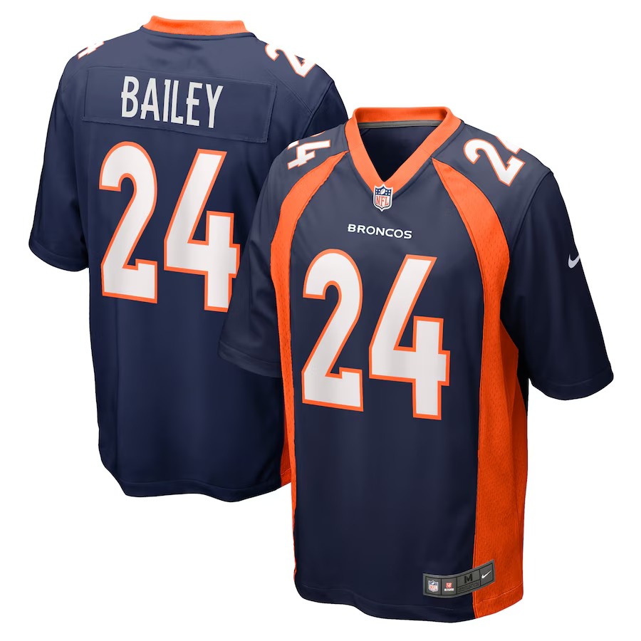 Men's Denver Broncos Champ Bailey Nike Navy Retired Player Jersey - ujerseystore