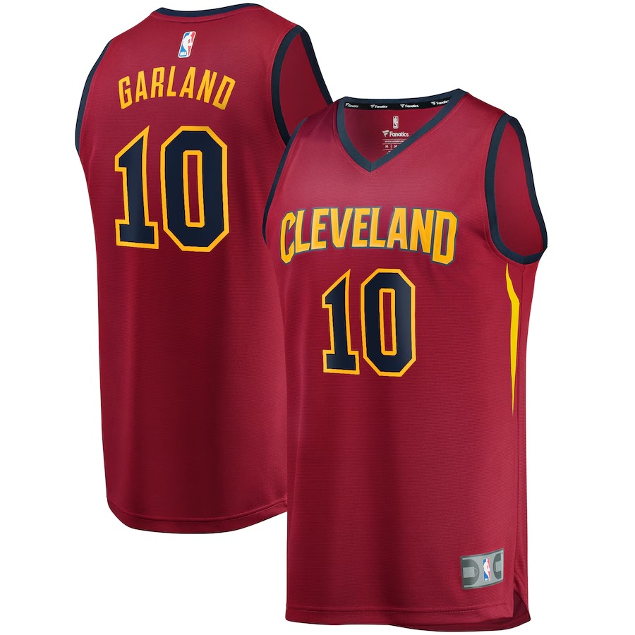 Youth Cleveland Cavaliers Darius Garland Fanatics Wine Replica Fast Break Jersey - Icon Edition - ujerseystore