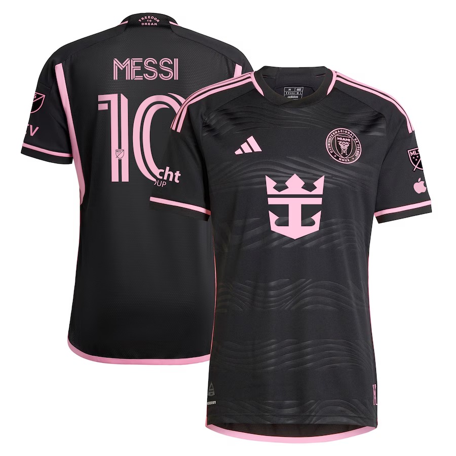 Men's Inter Miami CF Lionel Messi adidas Black 2024 La Noche Authentic Player Jersey - ujerseystore