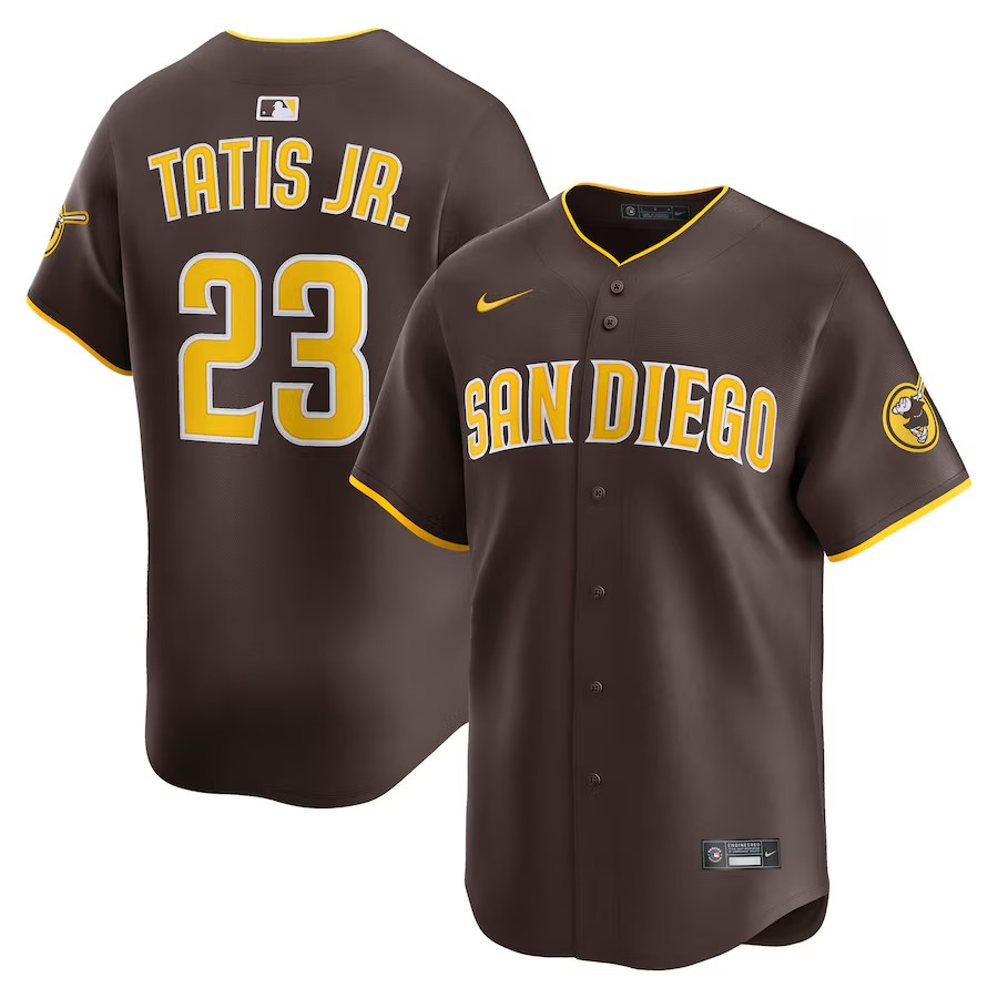 Men's San Diego Padres Fernando Tatis Jr. Nike Brown Alternate Limited Player Jersey - ujerseystore