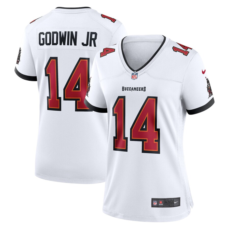 Women's Tampa Bay Buccaneers Chris Godwin Jr. Nike White Game Player Jersey - ujerseystore