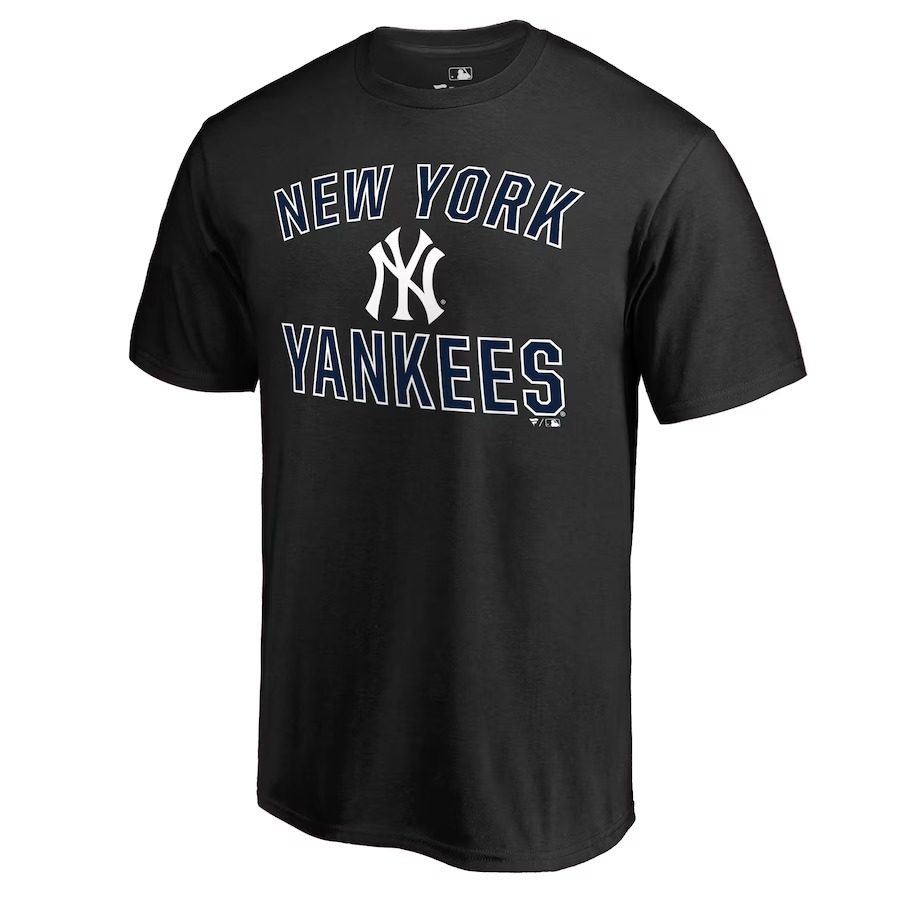 Men's New York Yankees Black Team Victory Arch T-Shirt - ujerseystore