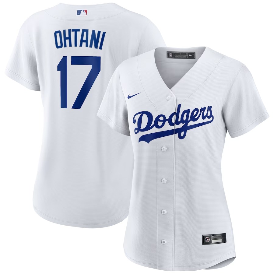 Women's Los Angeles Dodgers Shohei Ohtani Nike White Home Replica Player Jersey - ujerseystore