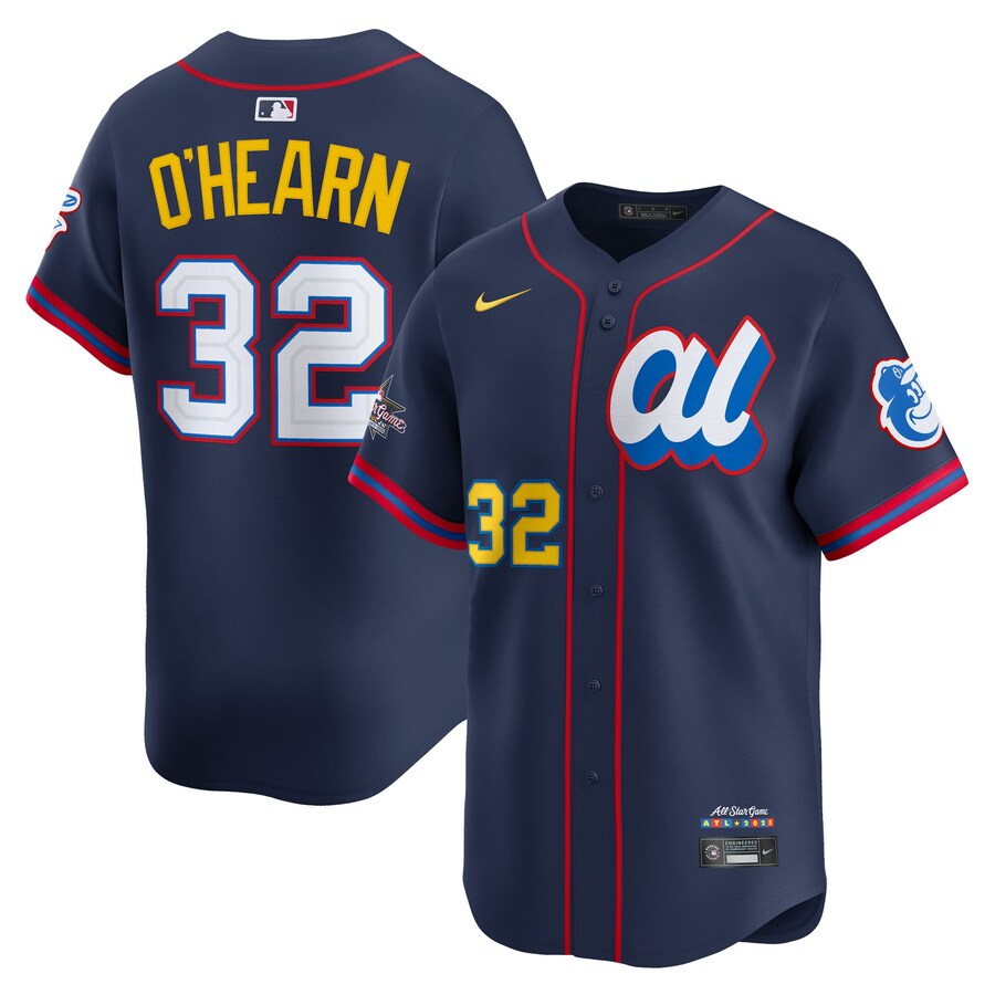 Men's American League Ryan O'Hearn Nike Navy 2025 All-Star Edition Limited Player Jersey - ujerseystore