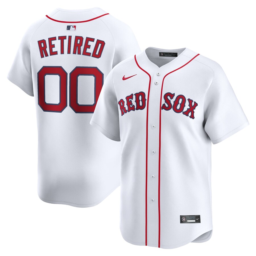 Men's Boston Red Sox Nike White Home Limited Pick-A-Player Retired Roster Jersey - ujerseystore