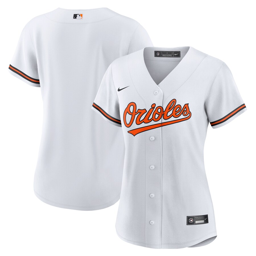 Women's Baltimore Orioles Nike White Home Replica Team Jersey - ujerseystore