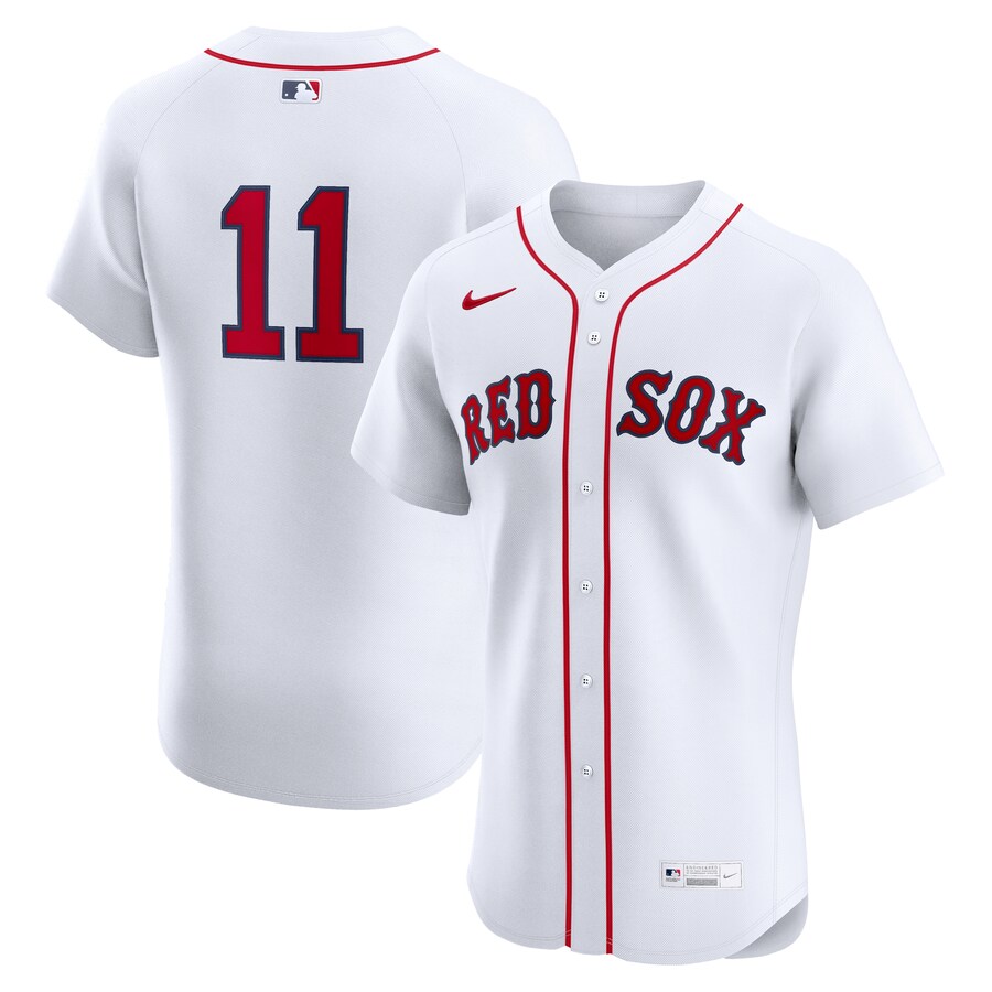 Men's Boston Red Sox Rafael Devers Nike White Home Elite Jersey - ujerseystore
