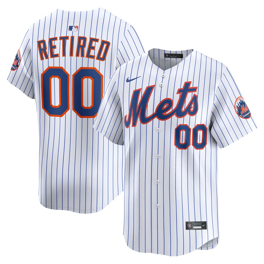 Men's New York Mets Nike White Home Limited Pick-A-Player Retired Roster Jersey - ujerseystore