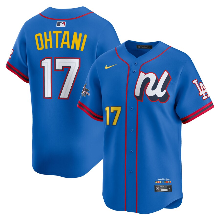 Men's National League Shohei Ohtani Nike Blue 2025 All-Star Edition Limited Player Jersey - ujerseystore