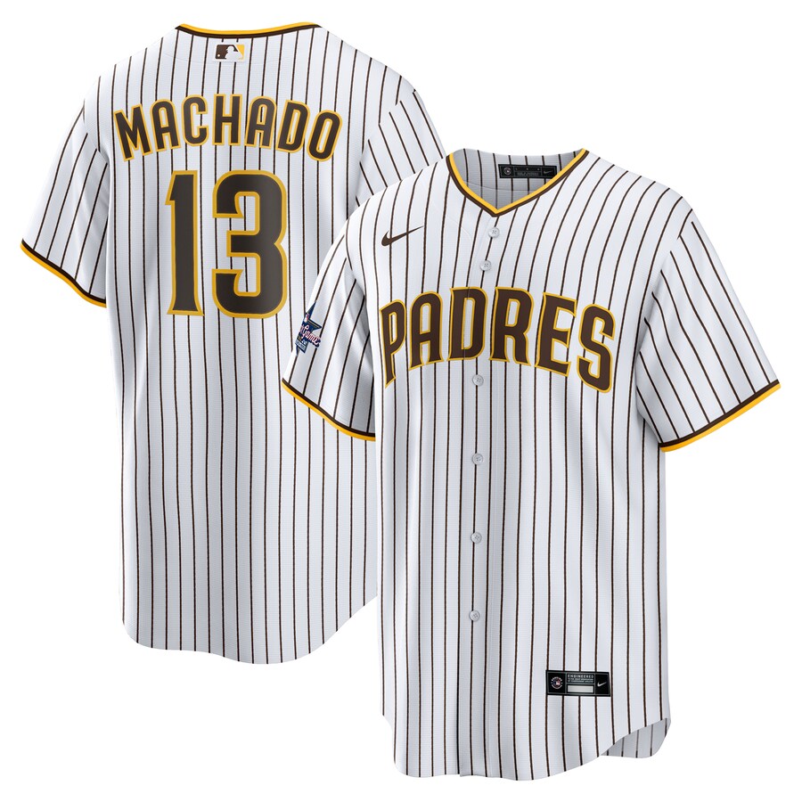 Youth San Diego Padres Manny Machado Nike White 2025 MLB All-Star Game Home Replica Player Jersey - ujerseystore