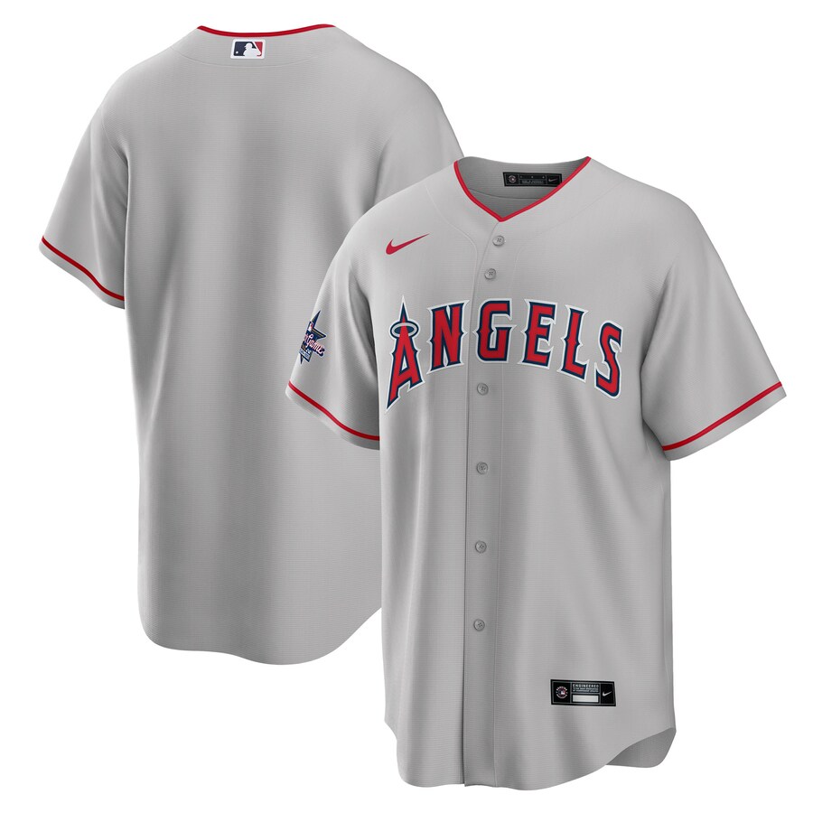 Men's Los Angeles Angels Nike Gray 2025 MLB All-Star Game Away Replica Jersey - ujerseystore
