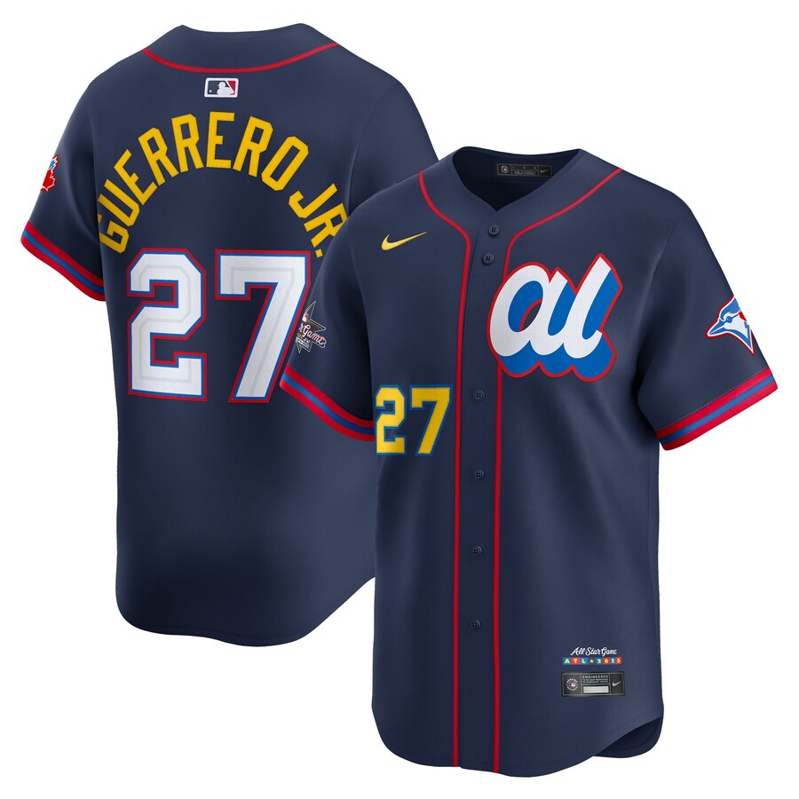 Men's American League Vladimir Guerrero Jr. Nike Navy 2025 All-Star Edition Limited Player Jersey - ujerseystore