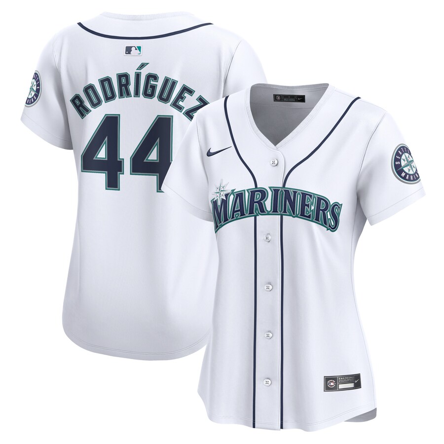 Women's Seattle Mariners Julio Rodríguez Nike White Home Limited Player Jersey - ujerseystore