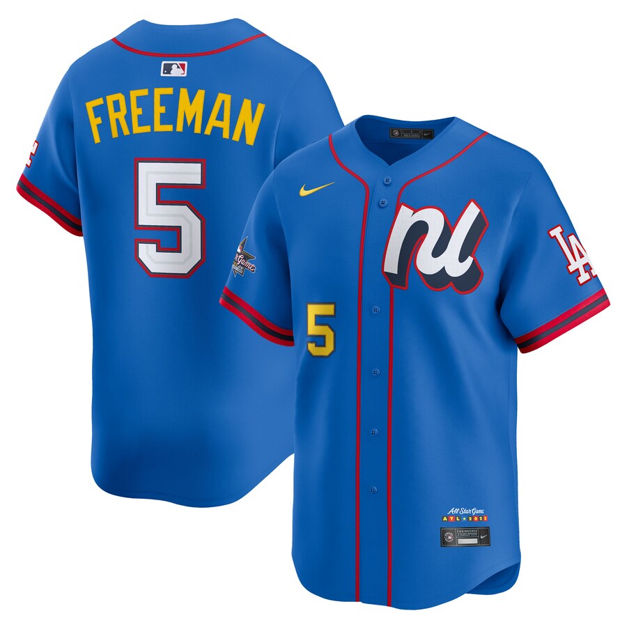 Men's National League Freddie Freeman Nike Blue 2025 All-Star Edition Limited Player Jersey - ujerseystore
