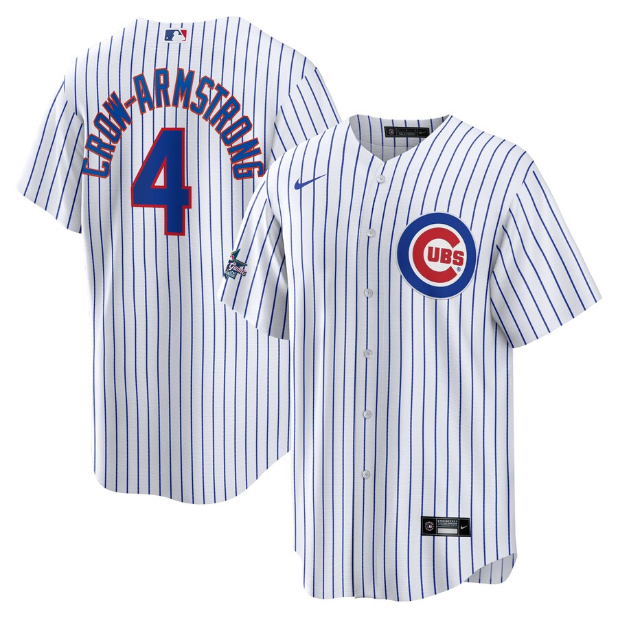 Men's Chicago Cubs Pete Crow-Armstrong Nike White 2025 MLB All-Star Game Home Replica Player Jersey - ujerseystore