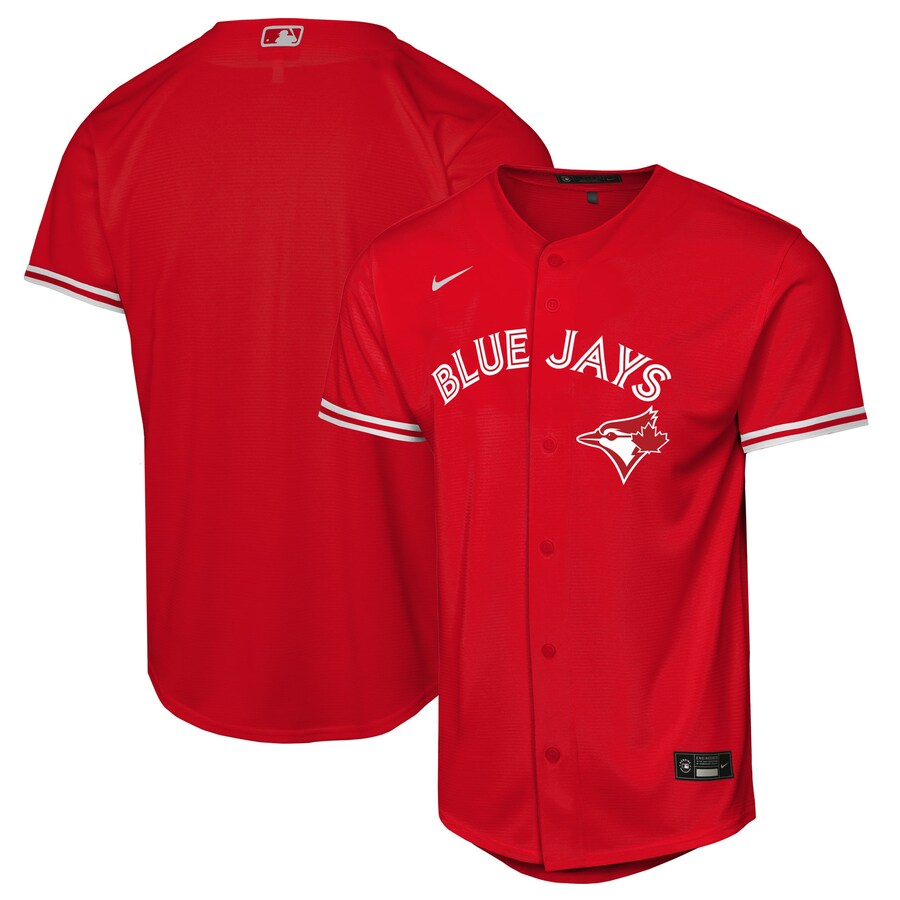 Youth Toronto Blue Jays Nike Red Canada Day Replica Jersey - ujerseystore