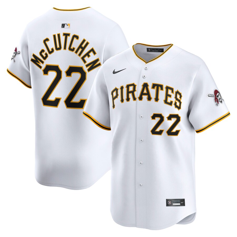 Men's Pittsburgh Pirates Andrew McCutchen Nike White Home Limited Player Jersey - ujerseystore