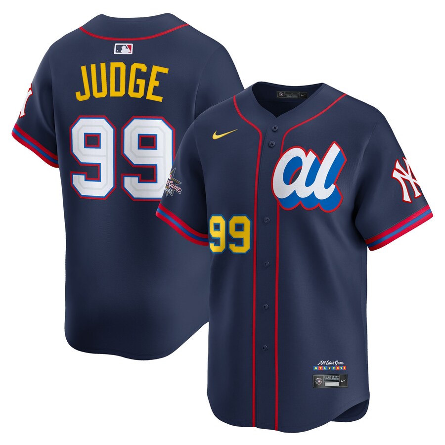 Men's American League Aaron Judge Nike Navy 2025 All-Star Edition Limited Player Jersey - ujerseystore