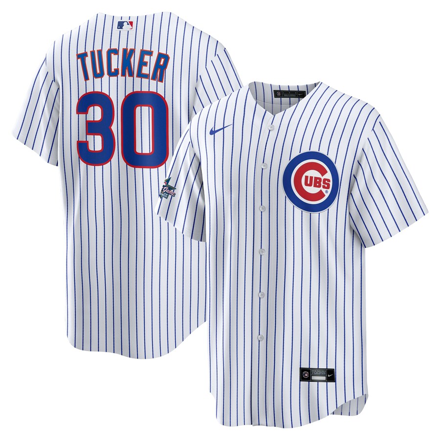 Men's Chicago Cubs Kyle Tucker Nike White 2025 MLB All-Star Game Home Replica Player Jersey - ujerseystore