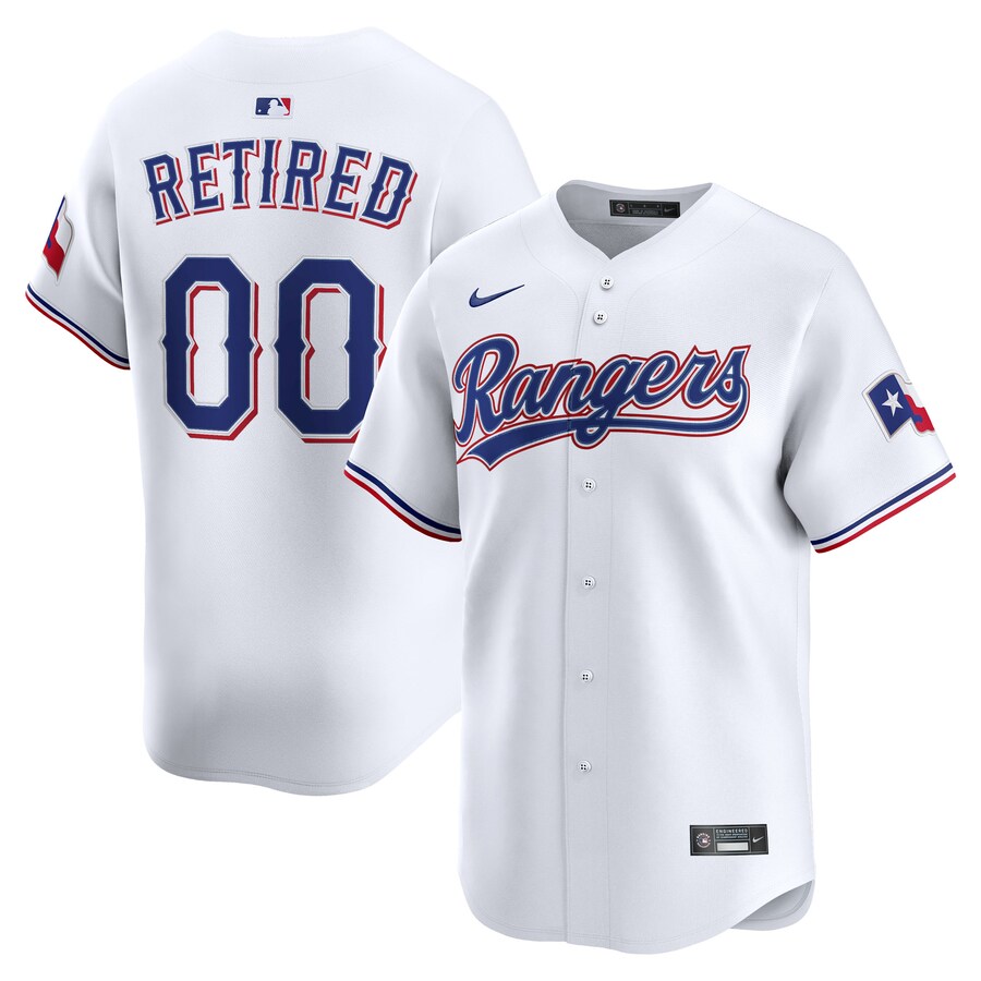 Men's Texas Rangers Nike White Home Limited Pick-A-Player Retired Roster Jersey - ujerseystore