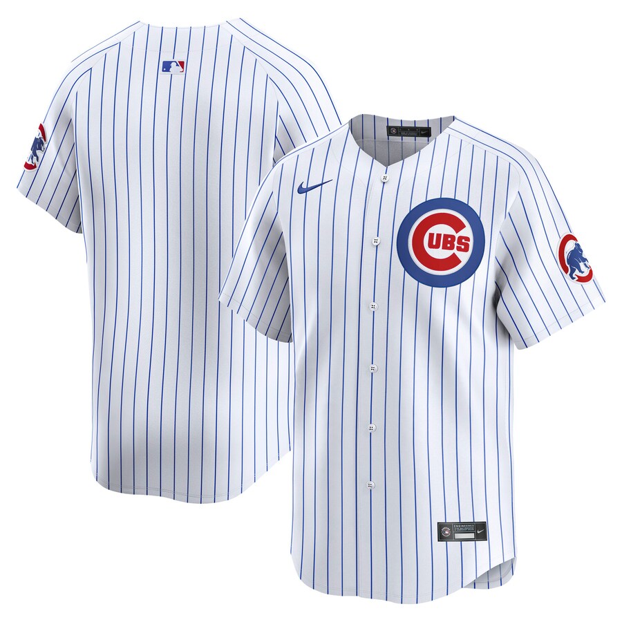 Men's Chicago Cubs Nike White Home Limited Jersey - ujerseystore