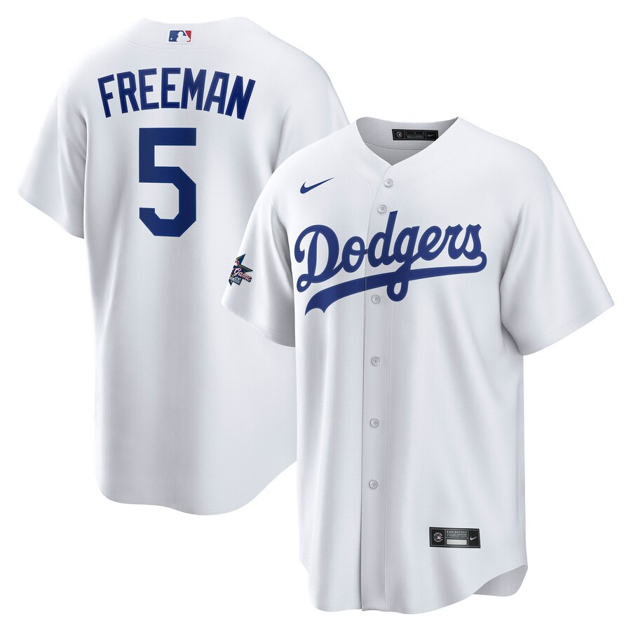 Men's Los Angeles Dodgers Freddie Freeman Nike White 2025 MLB All-Star Game Home Replica Player Jersey - ujerseystore