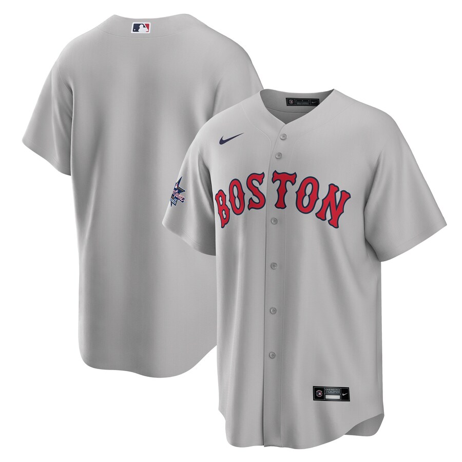 Men's Boston Red Sox Nike Gray 2025 MLB All-Star Game Away Replica Jersey - ujerseystore