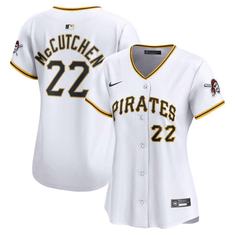 Women's Pittsburgh Pirates Andrew McCutchen Nike White Home Limited Player Jersey - ujerseystore