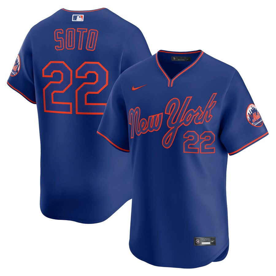 Men's New York Mets Juan Soto Nike Royal Alternate Limited Player Jersey - ujerseystore